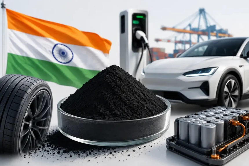 carbon-black-india-ev-industry-export-china-russia