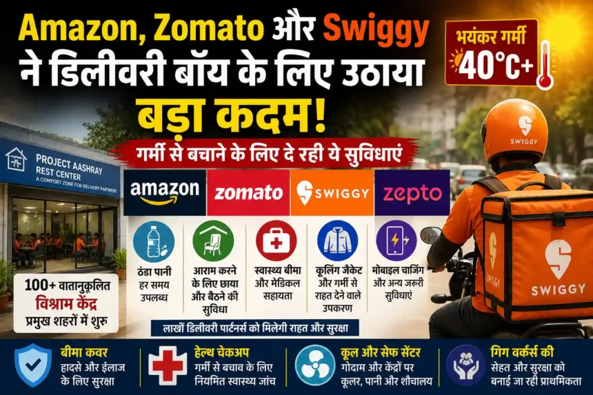 delivery-workers-heatwave-amazon-zomato-swiggy-facilities-india-hindi-analysis
