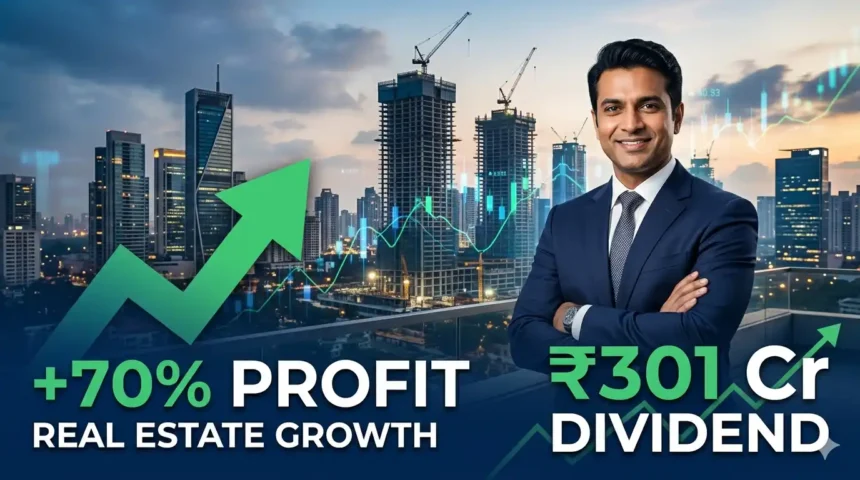 godrej-properties-q4-results-2026-profit-up-70-percent-dividend-10-rupees-301-crore-payout-hindi-analysis