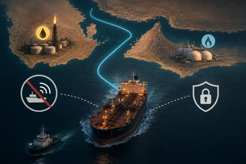 hormuz-strait-dark-transit-uae-qatar-oil-gas-supply-stealth-shipping-strategy