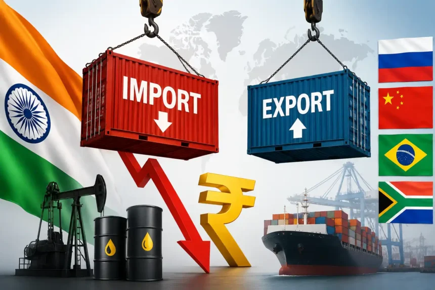 india-brics-trade-deficit-russia-china-import-export-issue