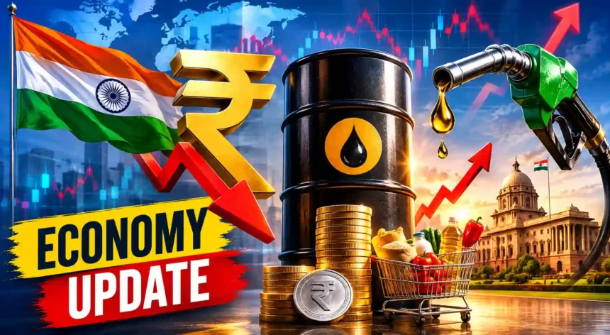 india-economy-update-crude-oil-rupee-inflation-monsoon-government-report