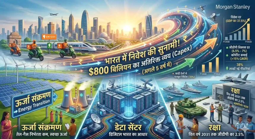 india-investment-boom-800-billion-morgan-stanley-report-energy-data-center-defence-growth-hindi