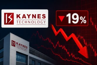 kaynes-technology-share-crash-q4-results-jpmorgan-morgan-stanley-analysis-hindi