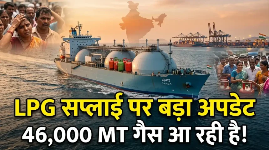 lpg supply update, lpg tanker india news, 46000 metric ton lpg tanker, lpg supply india today, gas cylinder supply news, lpg latest news india, visakhapatnam lpg tanker