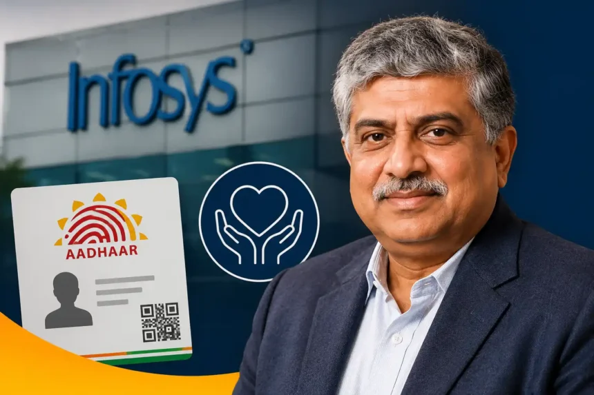 nandan-nilekani-net-worth-infosys-aadhaar-card-donation-story-hindi