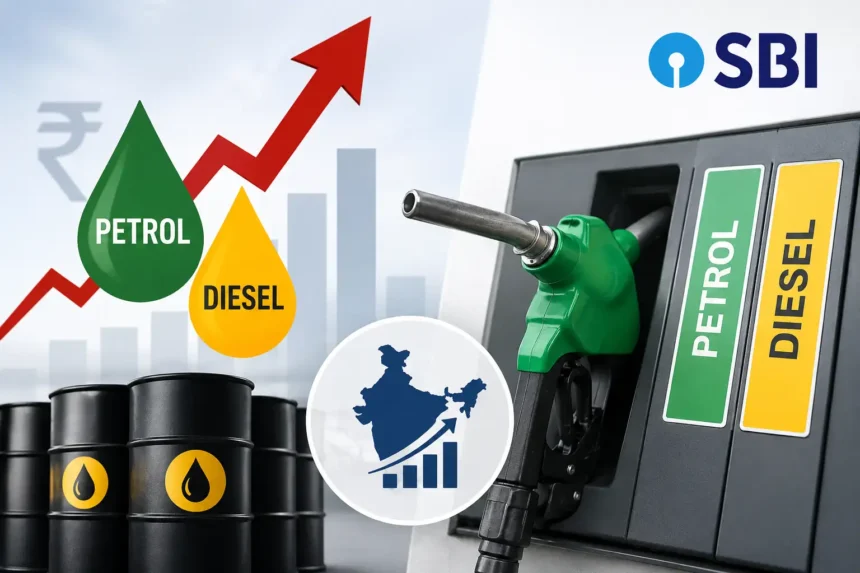 petrol-diesel-price-hike-impact-on-india-sbi-research-report