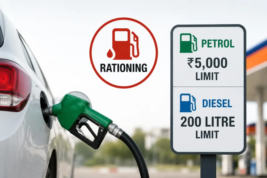 petrol-diesel-price-kerala-fuel-rationing-iran-israel-war-impact
