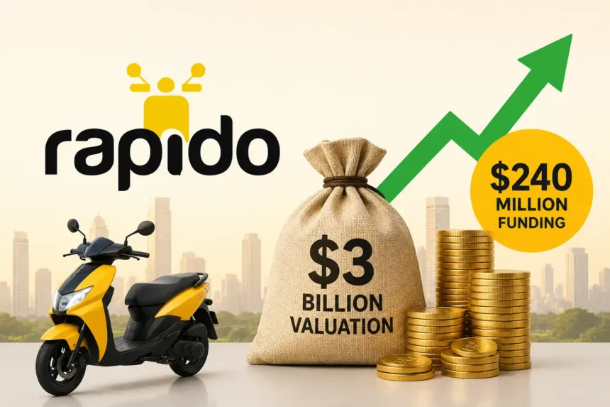 rapido-3-billion-valuation-240-million-funding-prosus