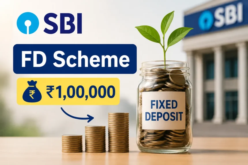 sbi-fd-scheme-1-lakh-investment-fixed-interest-return