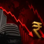 share-market-crash-sensex-falls-600-points-rupee-all-time-low