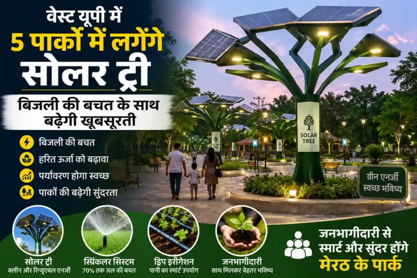 solar-tree-project-in-meerut-west-up-parks-green-energy-development