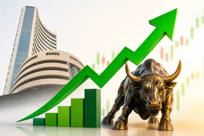 stock-market-update-sensex-jumps-despite-rupee-fall-crude-oil-rise-hindi-news