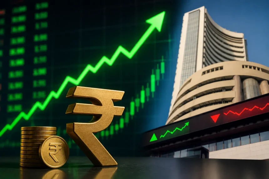 stock-market-update-sensex-nifty-rupee-all-time-low-hindi