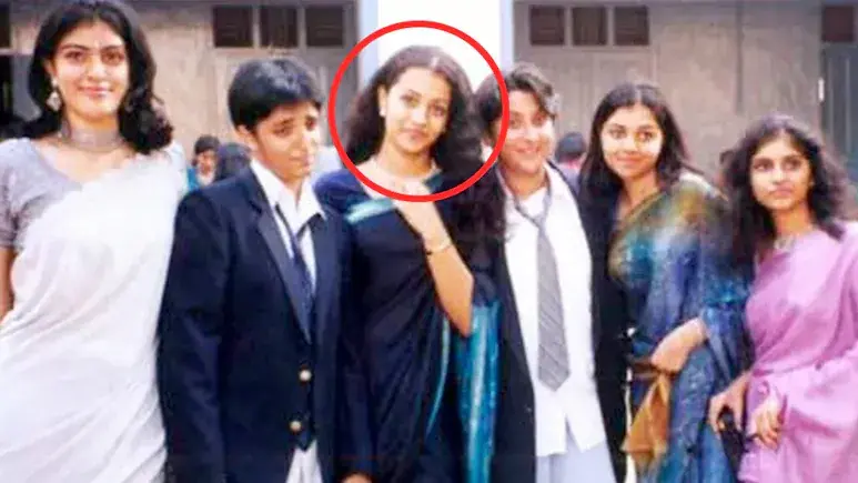 trisha-krishnan-young-days-photo-school-farewell-engagement-controversy-hindi