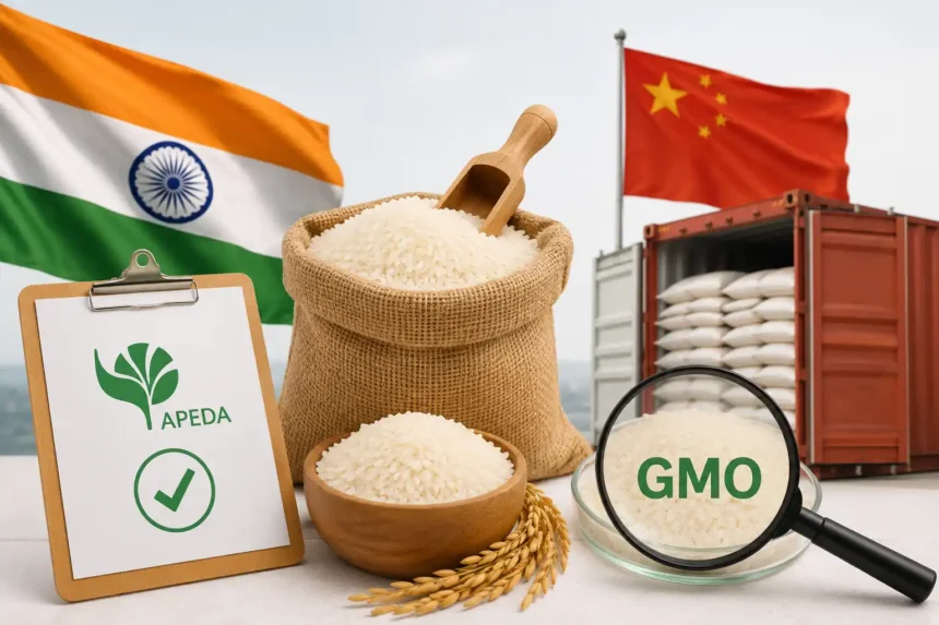 apeda-china-rice-export-gmo-rules-india-rice-exporters-guidelines