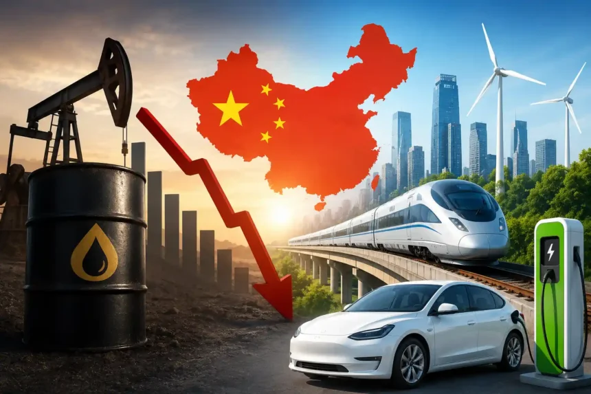 china-oil-demand-falls-ev-railway-revolution-crude-imports-drop