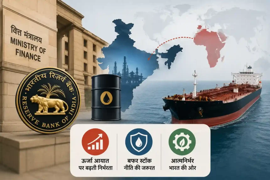 finance-ministry-rbi-energy-import-dependency-buffer-stock-policy-india