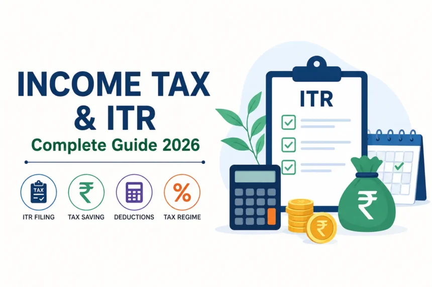 income-tax-itr-complete-guide-2026-tax-regime-itr-filing-tax-saving