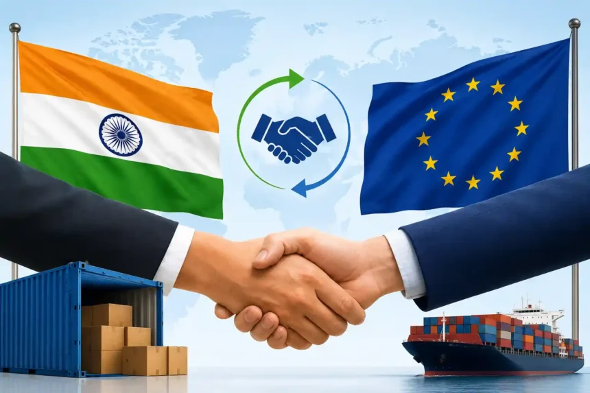 india-eu-fta-93-percent-indian-exports-tax-free-europe-march-2027