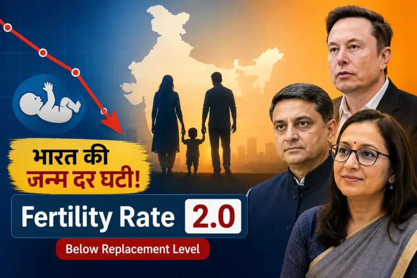 india-fertility-rate-below-replacement-level-elon-musk-sanjeev-sanyal-radhika-gupta-warning