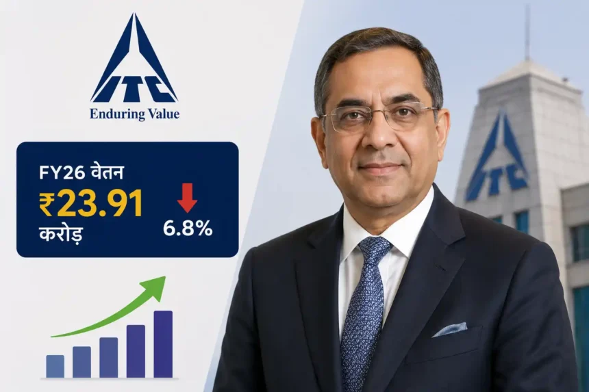 itc-chairman-sanjiv-puri-salary-cut-fy26-rs-23-91-crore