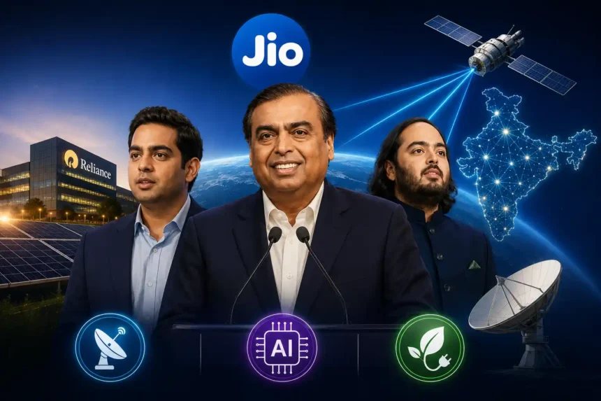 jio-satellite-internet-ai-backbone-jamnagar-mukesh-ambani-big-announcement