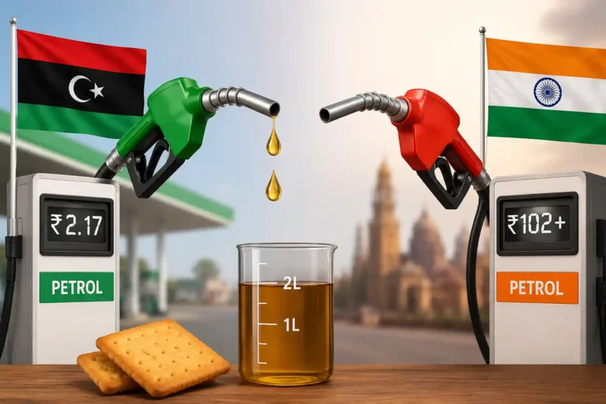 libya-petrol-price-cheapest-petrol-diesel-price-world-india-comparison