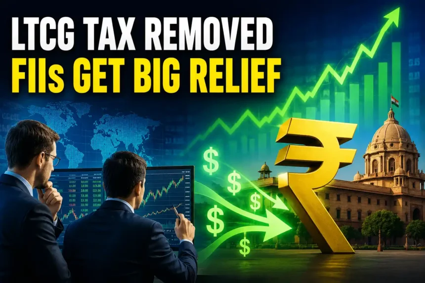 ltcg-tax-removed-for-fii-will-foreign-investors-return-india
