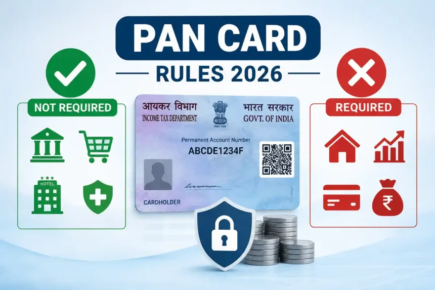 pan-card-rules-2026-pan-not-mandatory-for-these-8-transactions