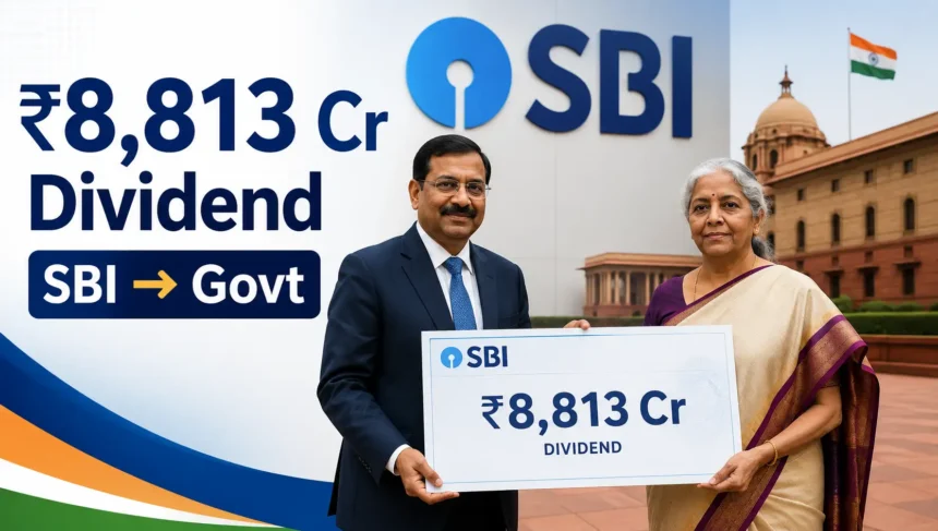 sbi-dividend-2025-government-receives-rs-8813-crore-dividend-from-state-bank-of-india