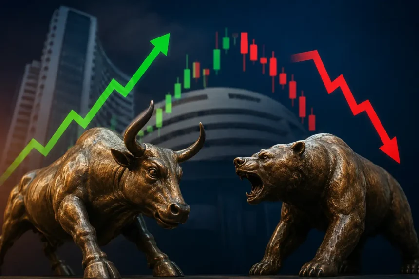 share-market-closing-sensex-flat-nifty-falls-last-hour-selling-pressure