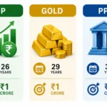 sip-vs-gold-vs-ppf-5000-investment-1-crore-calculation