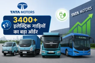 tata-motors-gets-order-for-over-3400-electric-commercial-vehicles-share-in-focus-on-monday