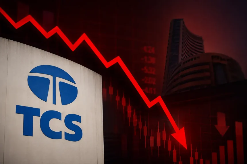 tcs-share-price-crash-it-sector-fall-investor-impact