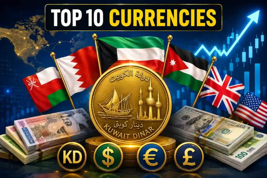 world-top-10-strongest-currencies-kuwait-dinar-dollar-rankings