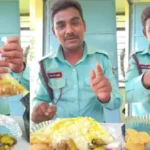 company-10-rupees-lunch-security-guard-viral-video