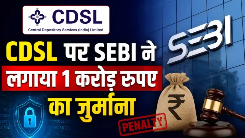 cdsl-sebi-rs-1-crore-penalty-cyber-security-malware-attack-hindi