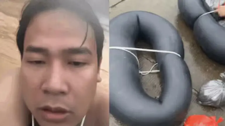 china-flood-son-swims-3-hours-on-truck-tyre-to-save-parents