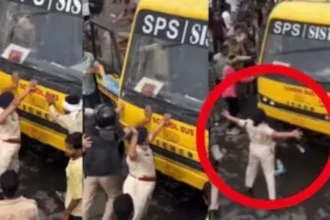 acp-monica-shukla-bhopal-farmer-protest-bus-viral-video