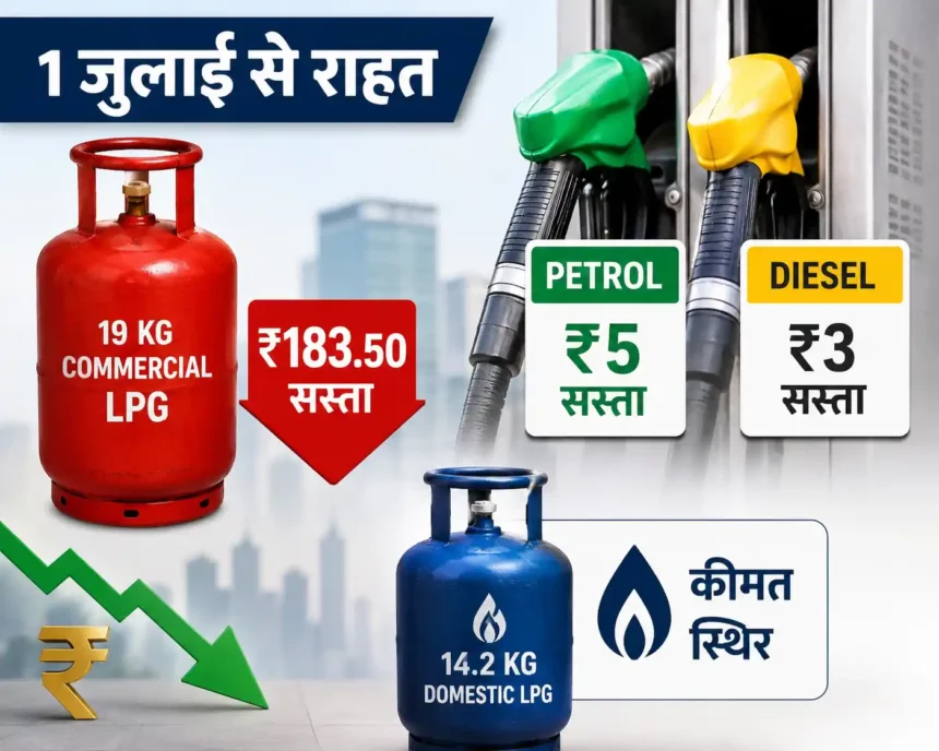 petrol-diesel-commercial-lpg-price-cut-july-2026-hindi