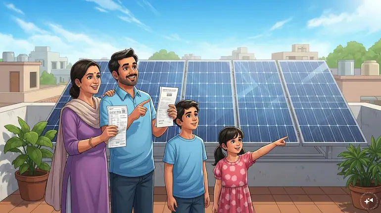 pm-surya-ghar-scheme-zero-electricity-bill-78000-subsidy