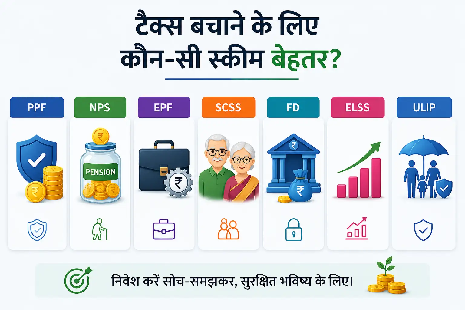 ppf-vs-nps-vs-epf-vs-elss-vs-ulip-best-tax-saving-investment-scheme