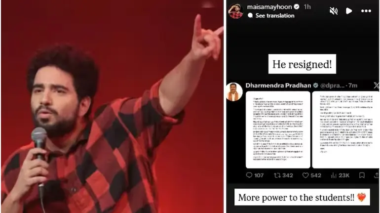 dharmendra-pradhan-resigns-samay-raina-reacts-students-congratulations