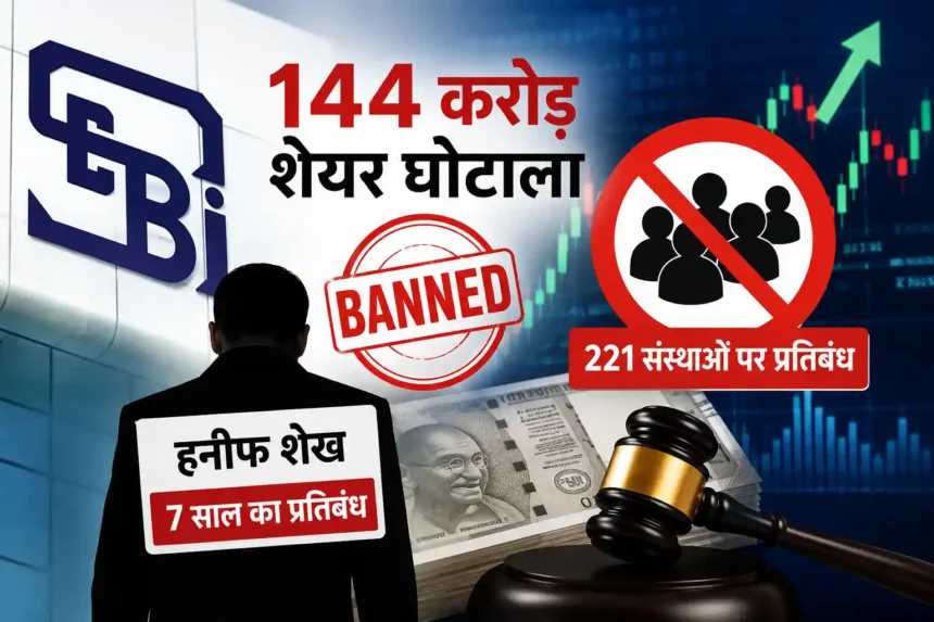 sebi-144-crore-pump-and-dump-scam-hanif-sheikh-banned-221-entities