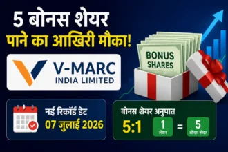 v-marc-india-bonus-share-record-date-changed-5-for-1-bonus-issue-july-2026