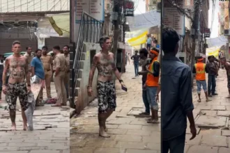 varanasi-foreign-national-created-ruckus-entered-houses-bit-resident-video-viral