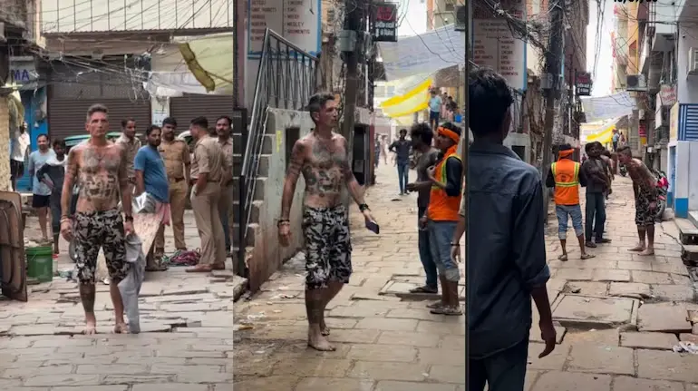 varanasi-foreign-national-created-ruckus-entered-houses-bit-resident-video-viral
