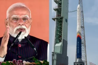 pm-modi-vikram-1-rocket-launch-skyroot-aerospace-historic-mission-hindi