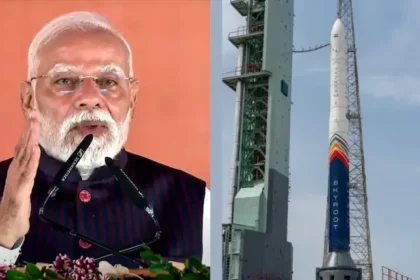 pm-modi-vikram-1-rocket-launch-skyroot-aerospace-historic-mission-hindi